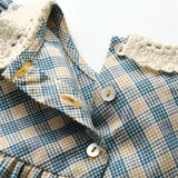 ONEAKIDS Baby & Toddler clothing Vintage Casual Girls' Plaid Dress