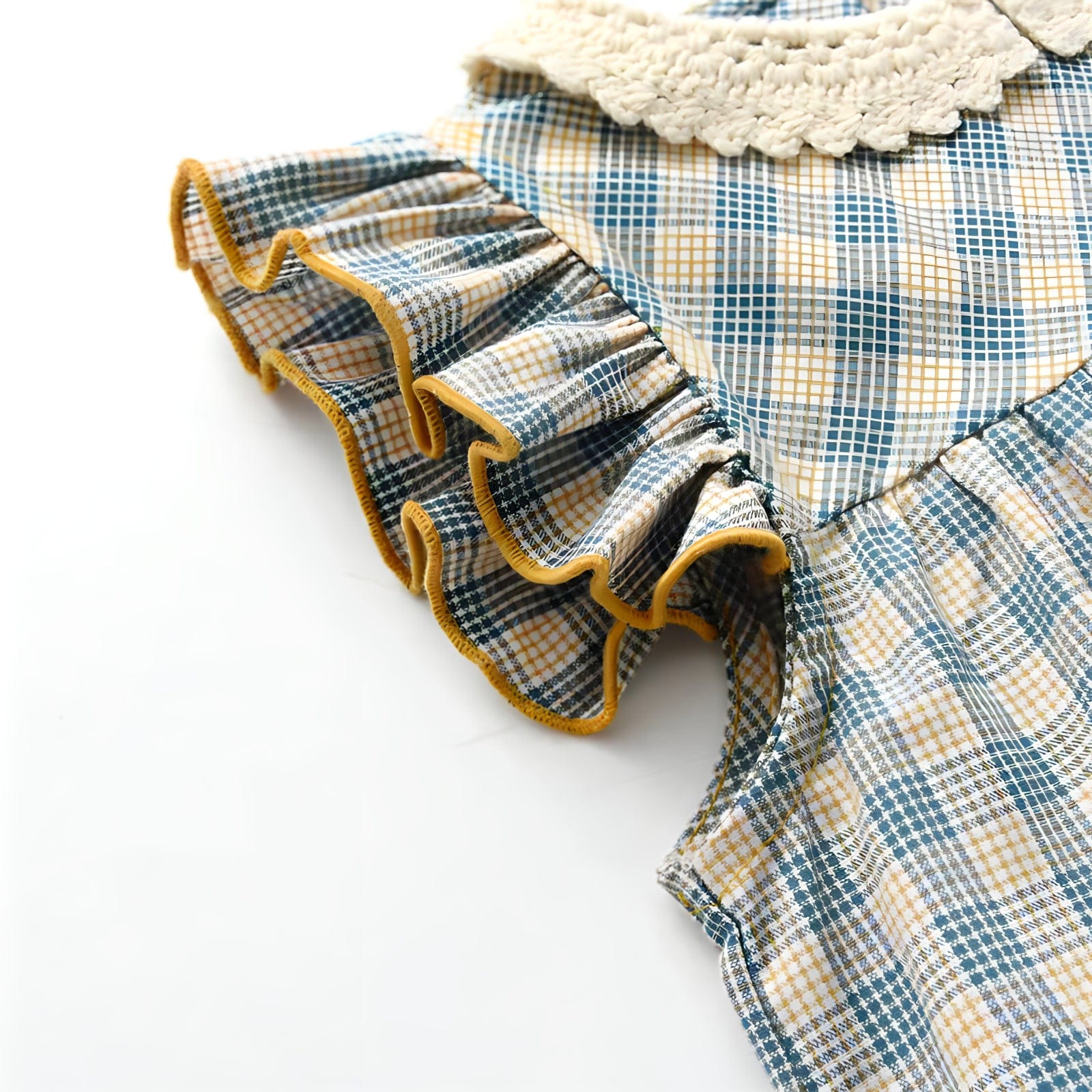 ONEAKIDS Baby & Toddler clothing Vintage Casual Girls' Plaid Dress