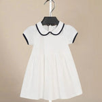 ONEAKIDS Baby & Toddler clothing WHITE / 12-18M Back to School Organic Cotton Dress