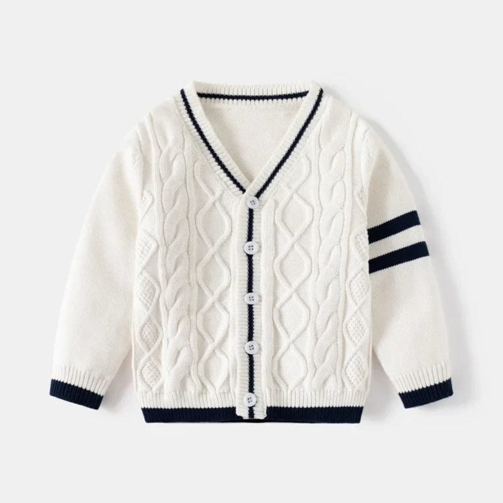 ONEAKIDS Baby & Toddler clothing WHITE / 2T Harold Boys' Cardigan