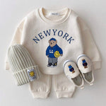 ONEAKIDS Baby & Toddler clothing WHITE / 6-12M 2-Piece Top & Bottom Big City Set