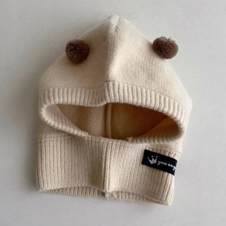 ONEAKIDS Baby & Toddler clothing WHITE Unisex Children's Full-Coverage Winter Hat