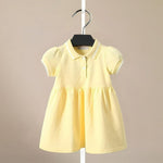 ONEAKIDS Baby & Toddler clothing YELLOW / 12-18M Organic Cotton Love Polo Dress