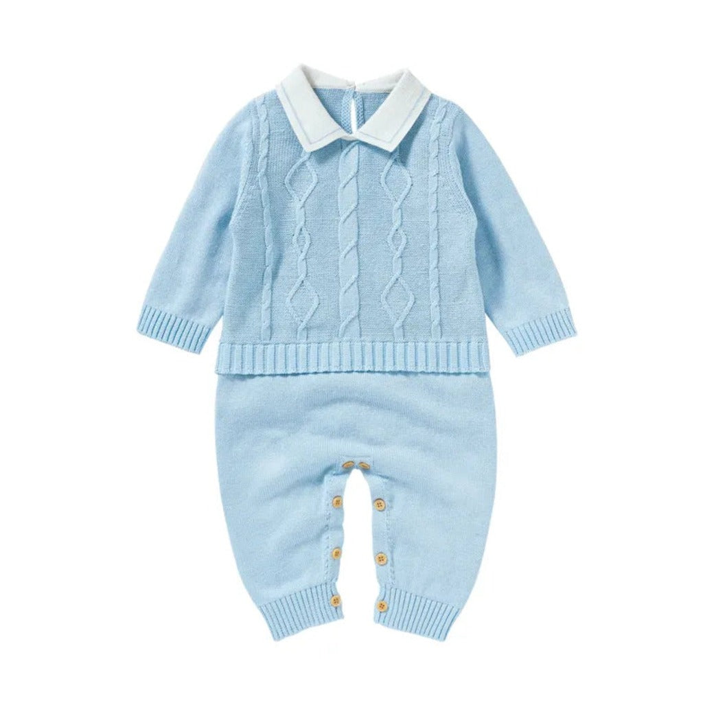 ONEAKIDS Baby & Toddler Outfits 0-3M / BLUE Merino Baby & Toddler Romper