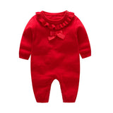 ONEAKIDS Baby & Toddler Outfits 0-3M / RED Adorable Romper for Baby Girls