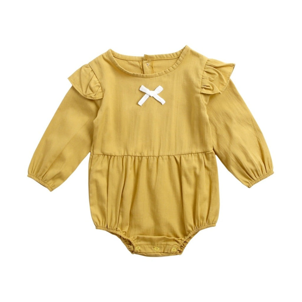 ONEAKIDS Baby & Toddler Outfits 0-3M / YELLOW Evelyn Baby Girls' Bodysuit