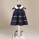 ONEAKIDS Baby & Toddler Outfits 12-18M / BLUE Soft Cotton Girls' Dress 1-8Y