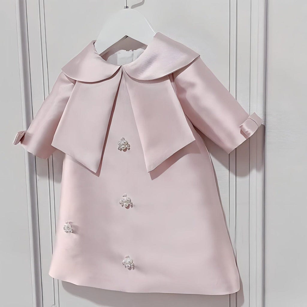ONEAKIDS Baby & Toddler Outfits 12-18M / PINK / LONG SLEEVE Festive Party Girl Dress with Charms