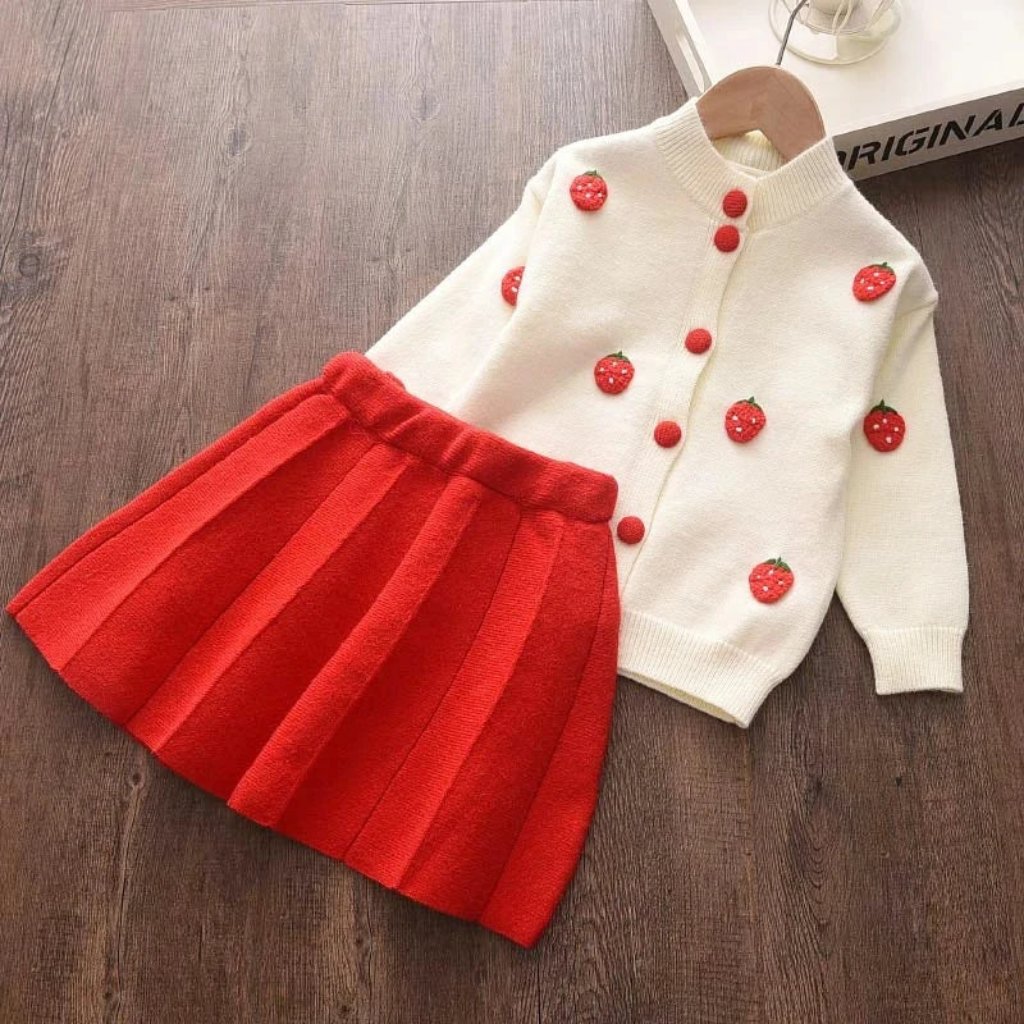 ONEAKIDS Baby & Toddler Outfits 2T / RED Autumn Iris Girls' 2-Piece Set