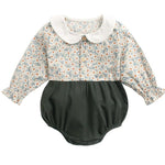 ONEAKIDS Baby & Toddler Outfits 3-6M / GREEN Baby & Toddler Floral Bodysuit
