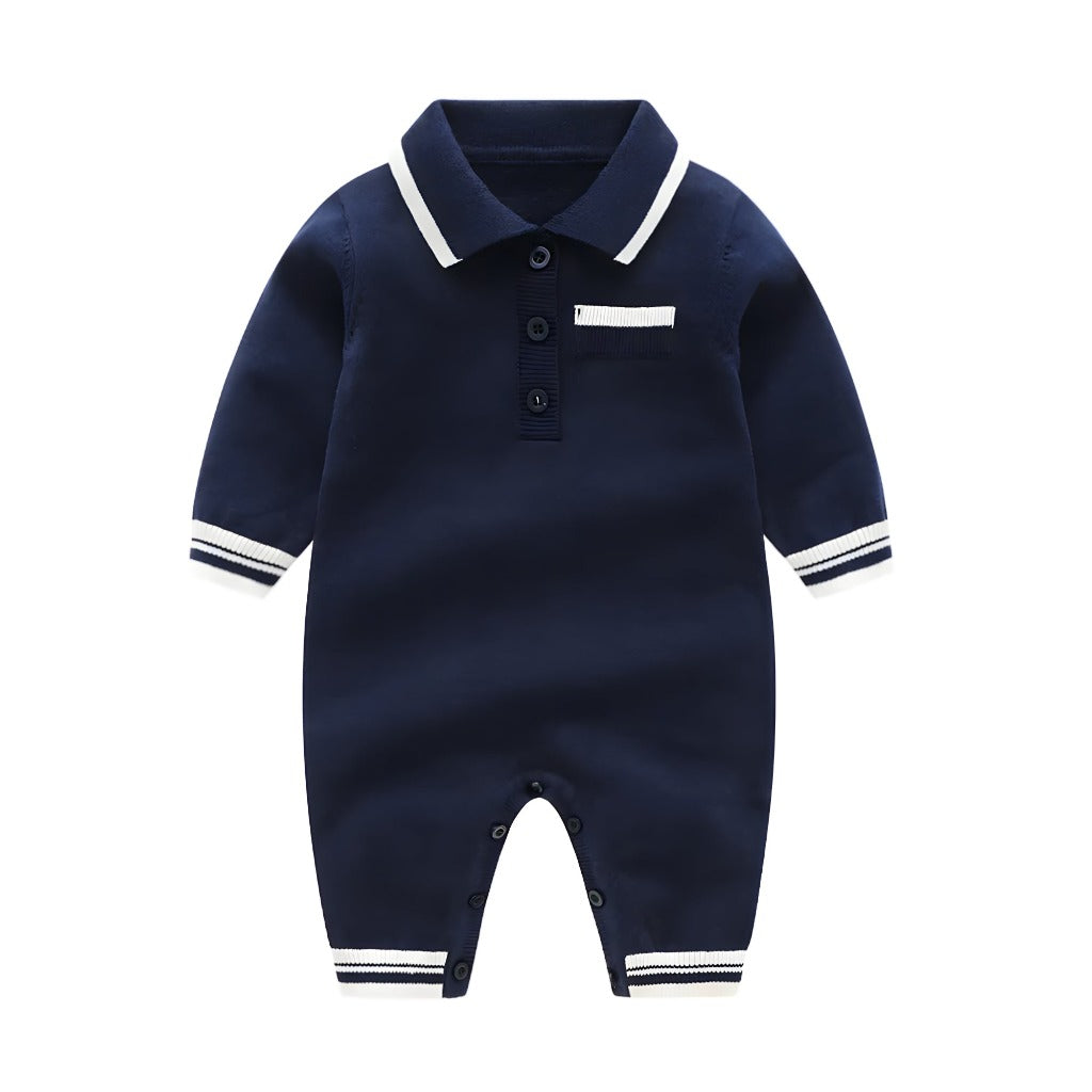 ONEAKIDS Baby & Toddler Outfits 3-6M / NAVY Boulder Bay Classic Baby Rompers