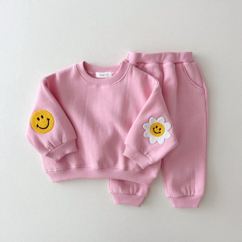 ONEAKIDS Baby & Toddler Outfits 3-6M / PINK Daisy Cotton Set for Baby & Toddler