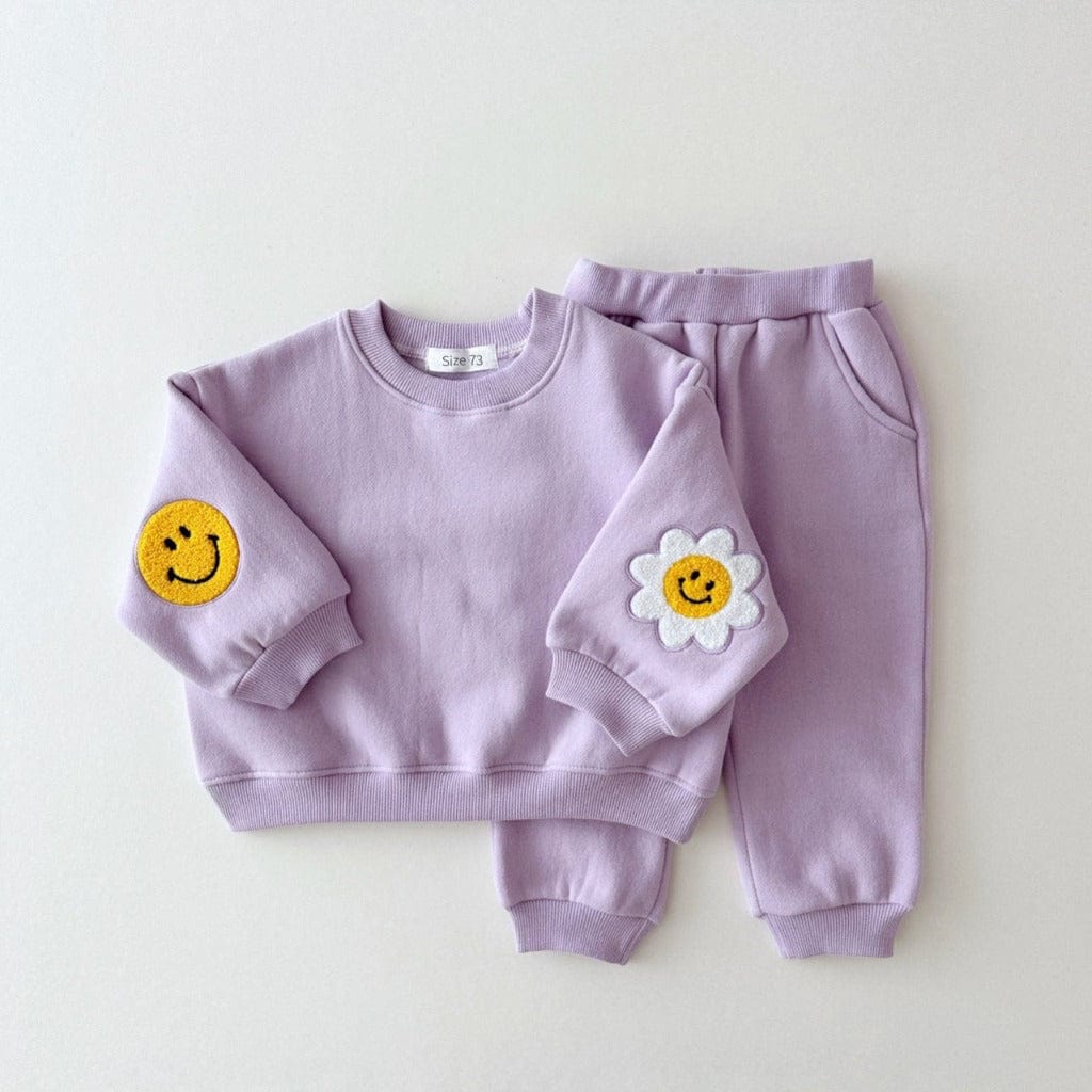 ONEAKIDS Baby & Toddler Outfits 3-6M / PURPLE Daisy Cotton Set for Baby & Toddler