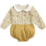 ONEAKIDS Baby & Toddler Outfits 3-6M / YELLOW Baby & Toddler Floral Bodysuit