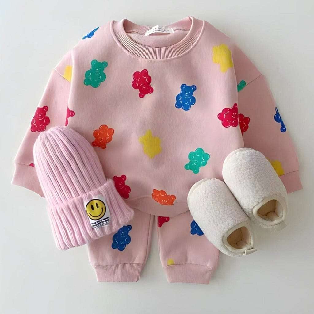 ONEAKIDS Baby & Toddler Outfits 6-12M / PINK Gummy Bear Baby & Toddler 2-Piece Set