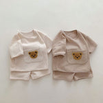 ONEAKIDS Baby & Toddler Outfits Baby And Toddler 2-Piece Soft Cotton Bear Set