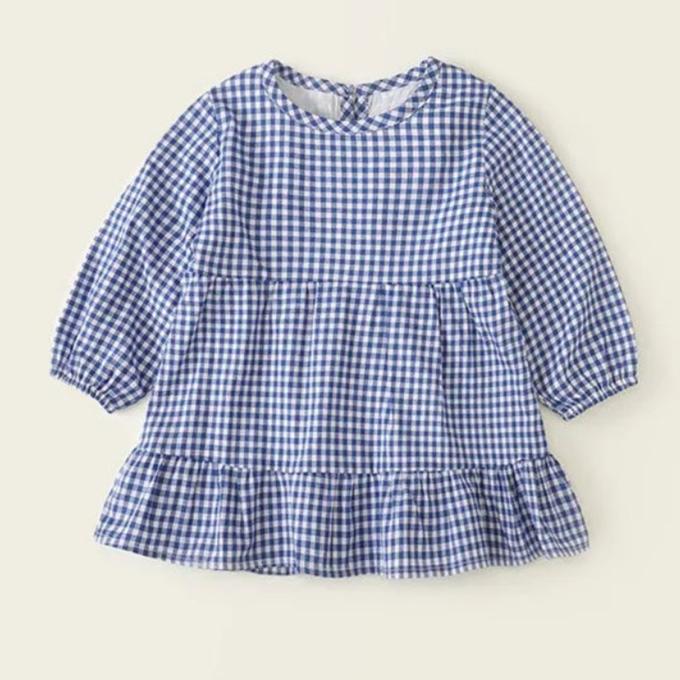 ONEAKIDS Baby & Toddler Outfits Baby Blue Cardigan and Dress Set