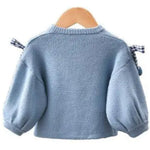 ONEAKIDS Baby & Toddler Outfits Baby Blue Cardigan and Dress Set