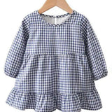 ONEAKIDS Baby & Toddler Outfits Baby Blue Cardigan and Dress Set