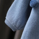 ONEAKIDS Baby & Toddler Outfits Baby Blue Cardigan and Dress Set