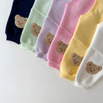 ONEAKIDS Baby & Toddler Outfits Bear Sleeves Unisex Sweatshirt and Sweatpants Set