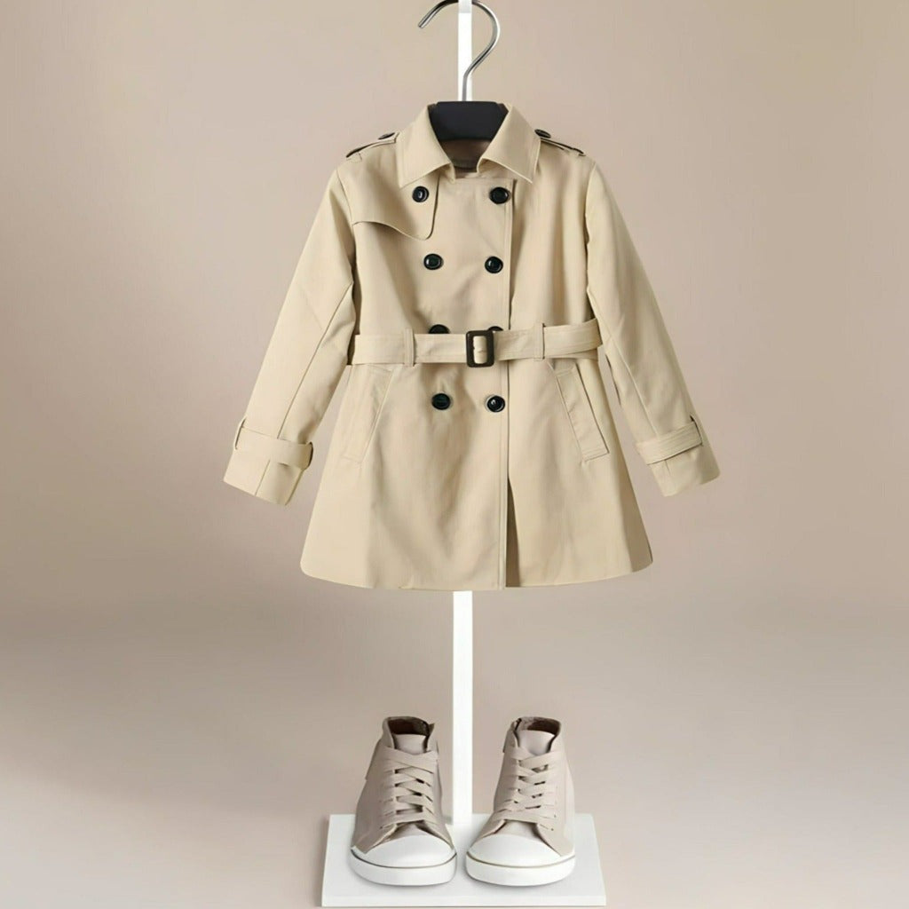 ONEAKIDS Baby & Toddler Outfits BEIGE / 12-18M Vanessa Classic Trench Coat