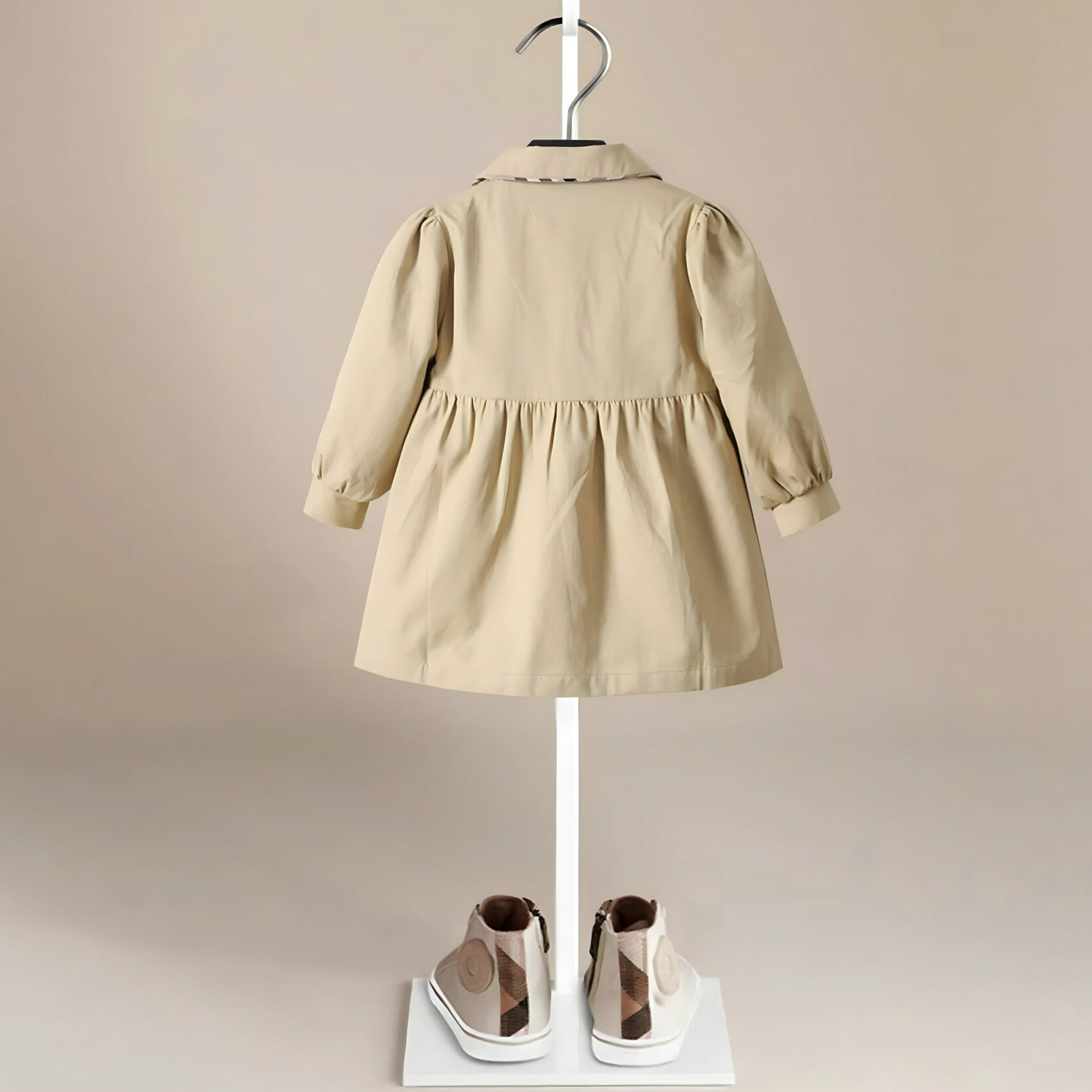 ONEAKIDS Baby & Toddler Outfits Beige Vintage Aussie Trench Coat