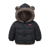 ONEAKIDS Baby & Toddler Outfits BLACK / 2T Bear Ear Winter Jacket with Ski Pants