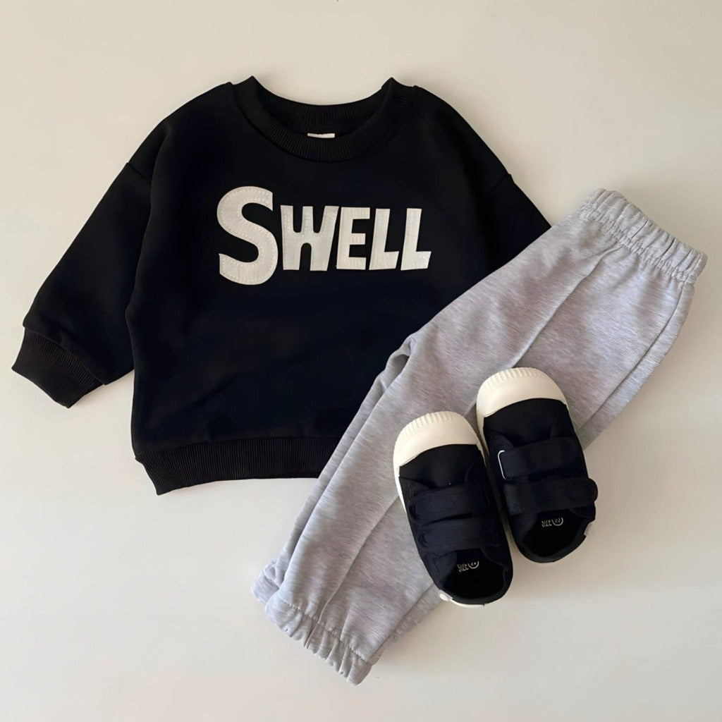ONEAKIDS Baby & Toddler Outfits BLACK / 3-6M Baby & Toddler 2-piece Swell Set