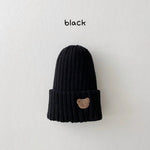 ONEAKIDS Baby & Toddler Outfits BLACK / ONE SIZE- 1-5YEARS Winter Wool Embroidered Unisex Beanie / Hat