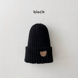 ONEAKIDS Baby & Toddler Outfits BLACK / ONE SIZE- 1-5YEARS Winter Wool Embroidered Unisex Beanie / Hat