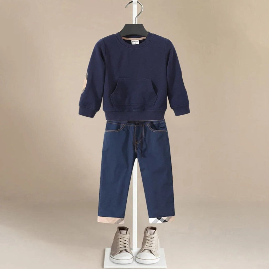 ONEAKIDS Baby & Toddler Outfits BLUE / 12-18M 2-Piece Boys' Cotton & Denim Set