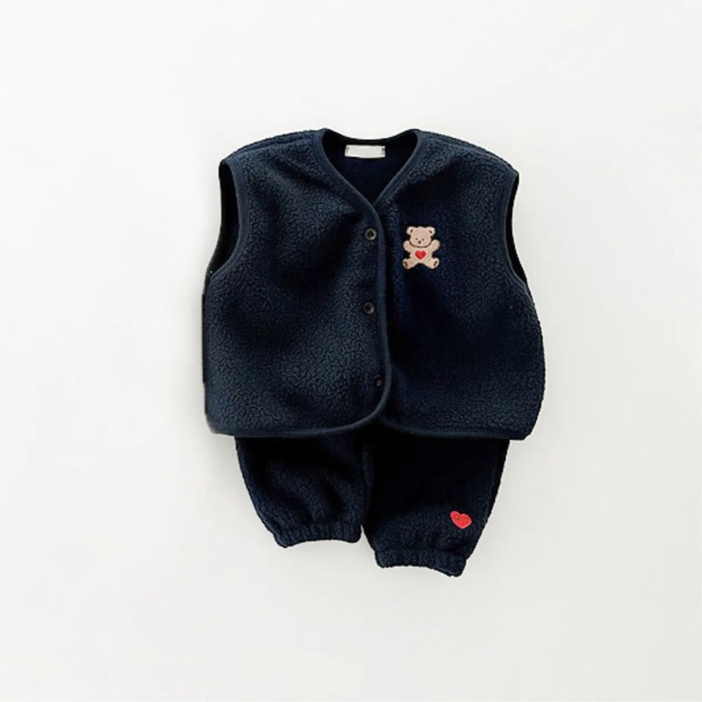ONEAKIDS Baby & Toddler Outfits BLUE / 12-18M Unisex Vest & Pants Matching Set