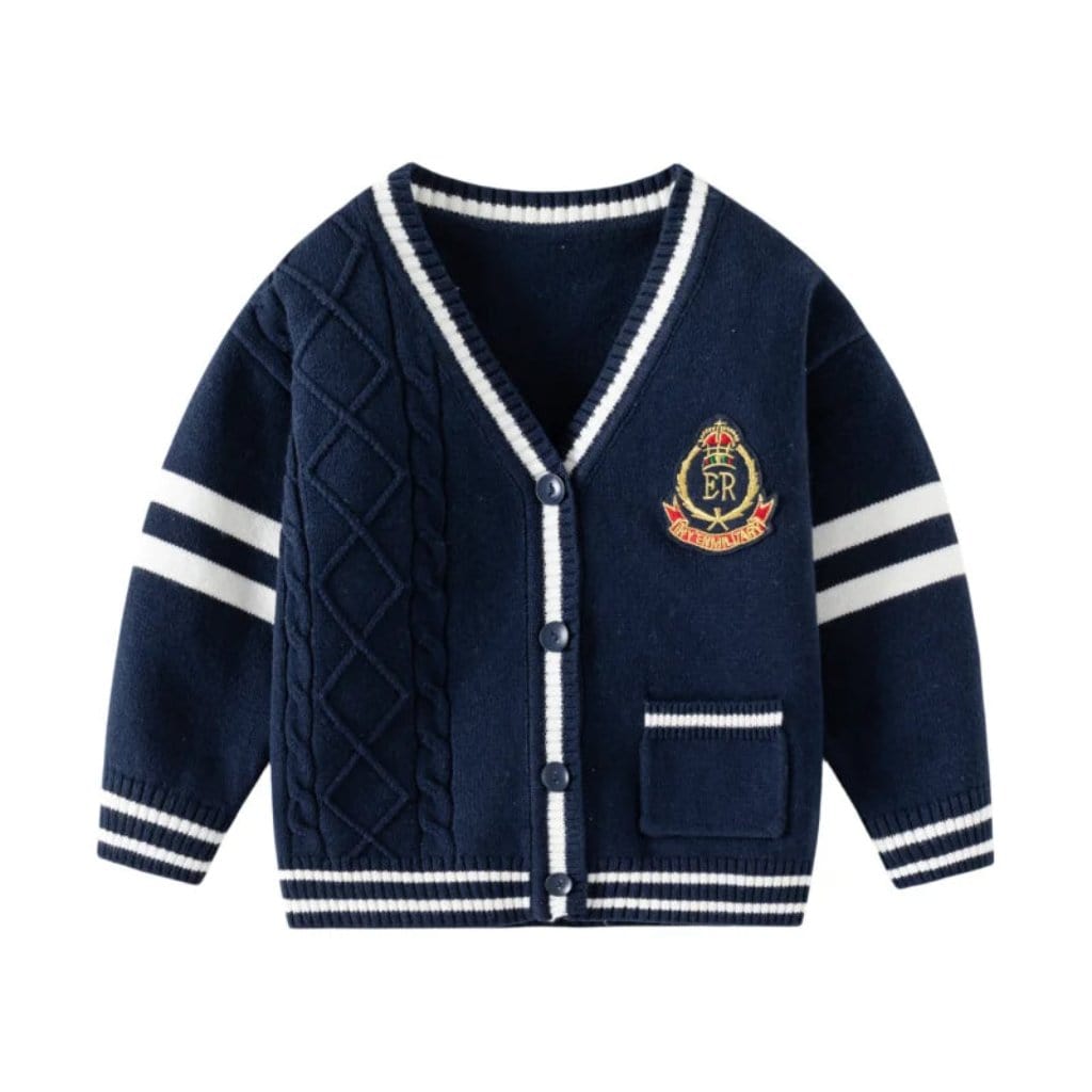 ONEAKIDS Baby & Toddler Outfits BLUE / 2T Little Charm Boys' Cardigan