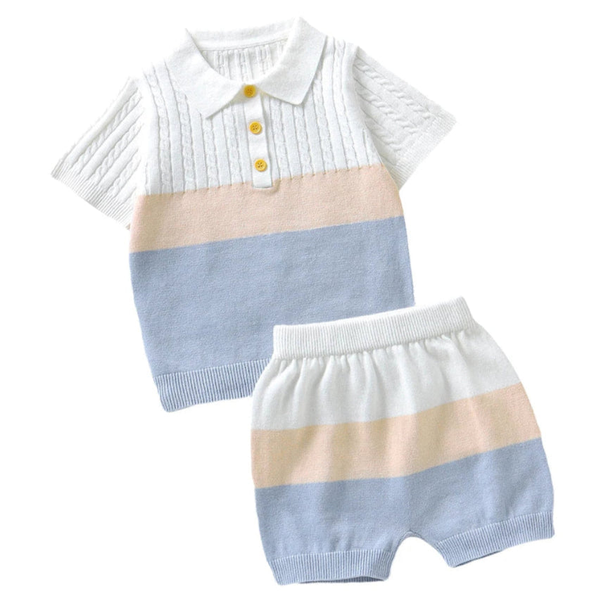 ONEAKIDS Baby & Toddler Outfits BLUE / 3-6M Island Toddler Boys' Lightweight Knit Set