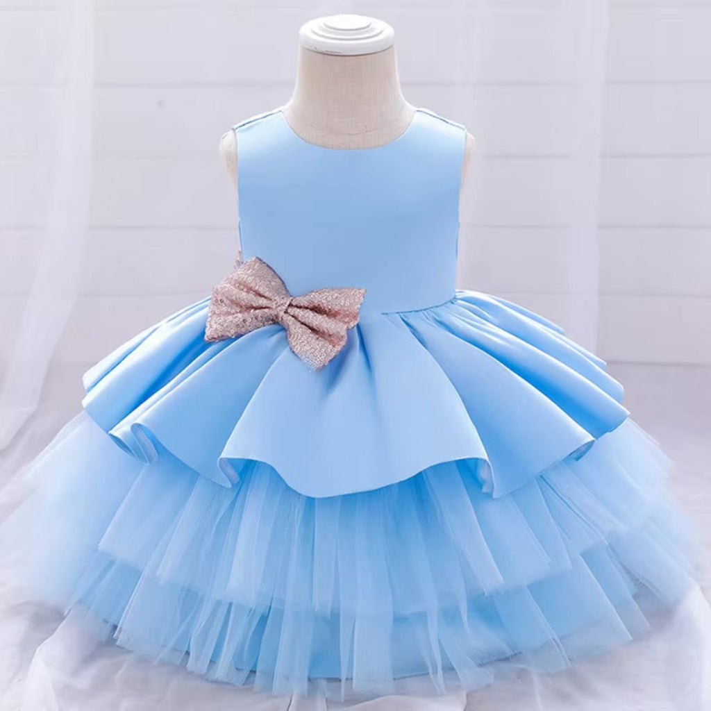 ONEAKIDS Baby & Toddler Outfits BLUE / 6-12M Luna Little Girls' Princess Dress