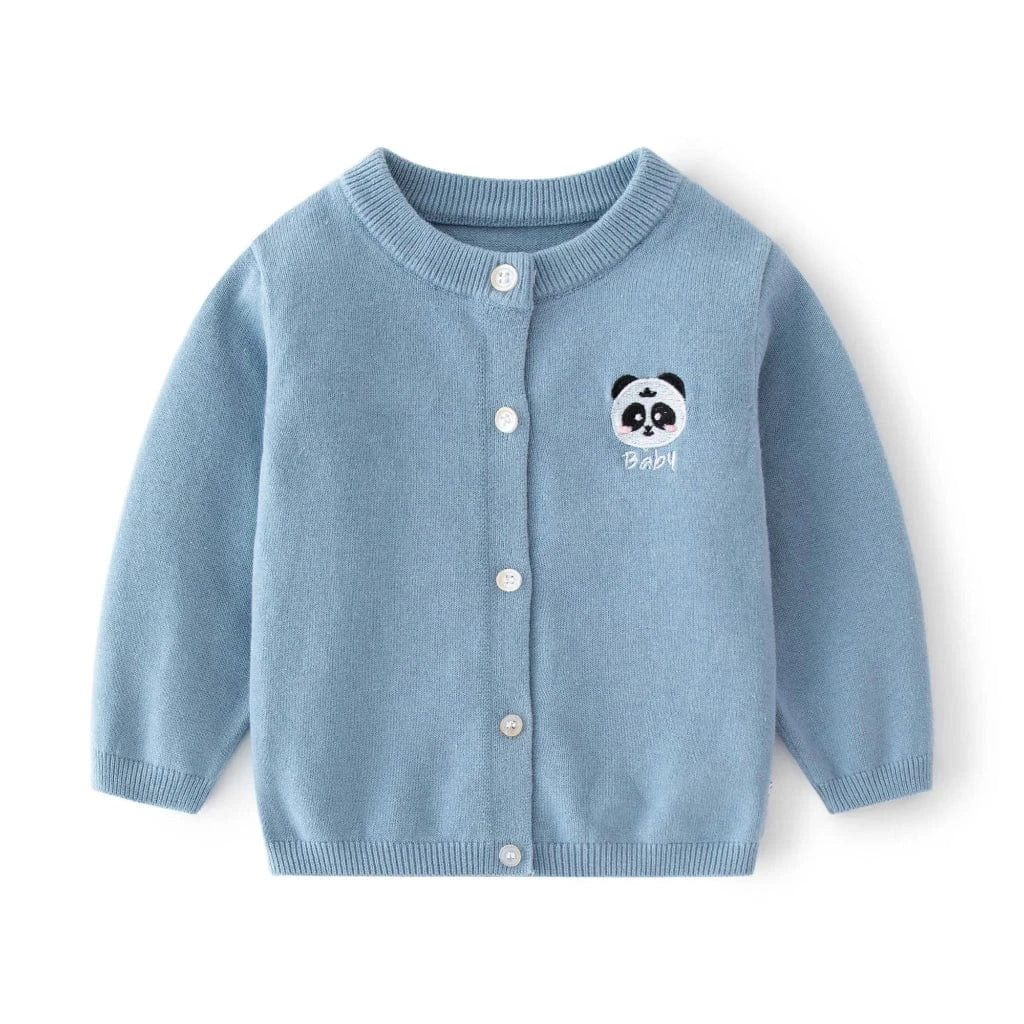 ONEAKIDS Baby & Toddler Outfits BLUE / 6-12M Panda Parker Unisex Cardigan for Kids