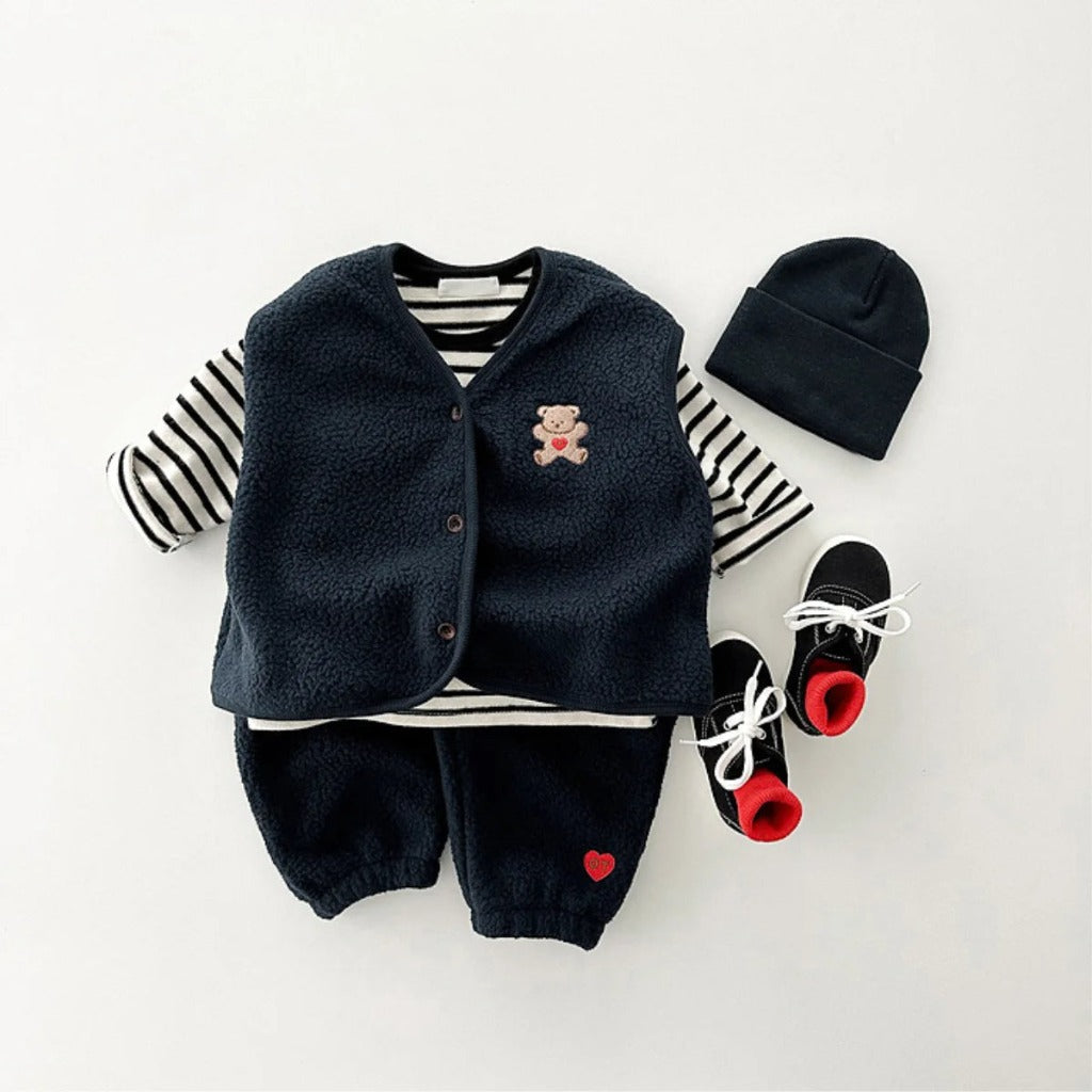 ONEAKIDS Baby & Toddler Outfits BLUE / 6-12M Unisex Vest & Pants Matching Set