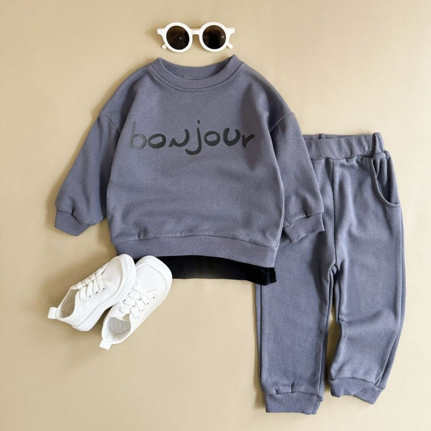 ONEAKIDS Baby & Toddler Outfits Bonjour Baby and Toddler 2-Piece Set