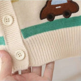 ONEAKIDS Baby & Toddler Outfits Boys' Cars Cardigan with Straps