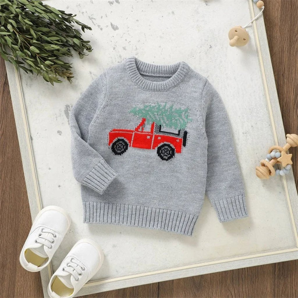 ONEAKIDS Baby & Toddler Outfits Boys' Christmas Truck Sweater