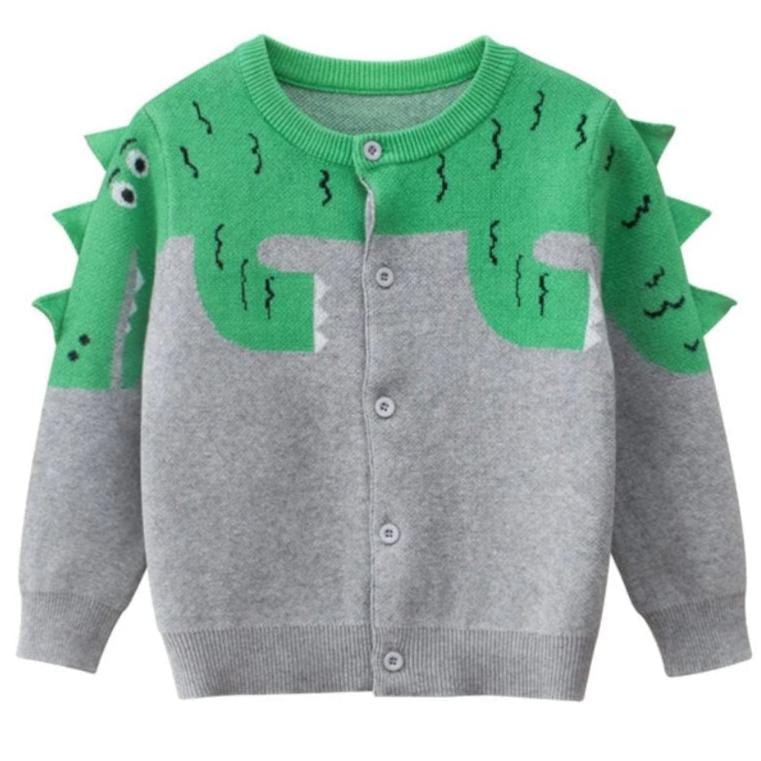 ONEAKIDS Baby & Toddler Outfits Children's Unisex Dinosaur Tail Cardigan