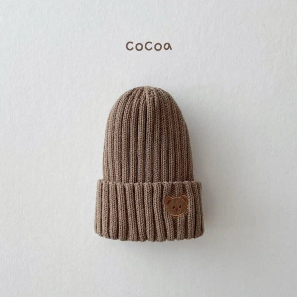 ONEAKIDS Baby & Toddler Outfits COCOA / ONE SIZE- 1-5YEARS Winter Wool Embroidered Unisex Beanie / Hat