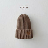 ONEAKIDS Baby & Toddler Outfits COCOA / ONE SIZE- 1-5YEARS Winter Wool Embroidered Unisex Beanie / Hat