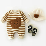 ONEAKIDS Baby & Toddler Outfits Cozy Unisex Baby Bear Romper