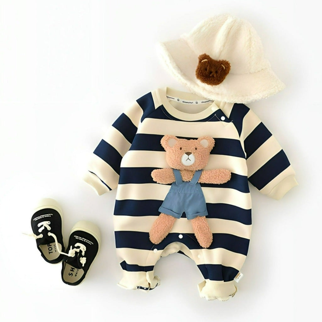ONEAKIDS Baby & Toddler Outfits Cozy Unisex Baby Bear Romper