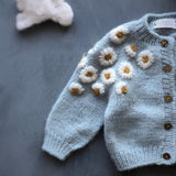 ONEAKIDS Baby & Toddler Outfits Daisy Little Girls' Knitted Cardigan