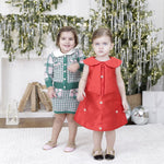 ONEAKIDS Baby & Toddler Outfits Festive Party Girl Dress with Charms