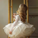 ONEAKIDS Baby & Toddler Outfits Flower Girls' Festive Soleil Dress with Glitters