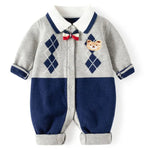 ONEAKIDS Baby & Toddler Outfits GRAY / 0-3M Henry Baby Knit Sweater Romper